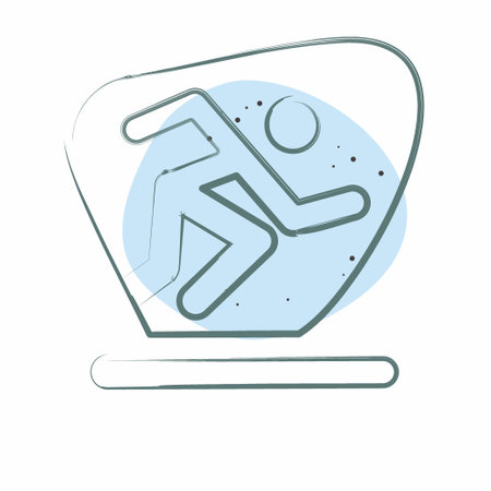 Icon Sport. related to Photos and Illustrations symbol. Color Spot Style. simple design illustrationのイラスト素材