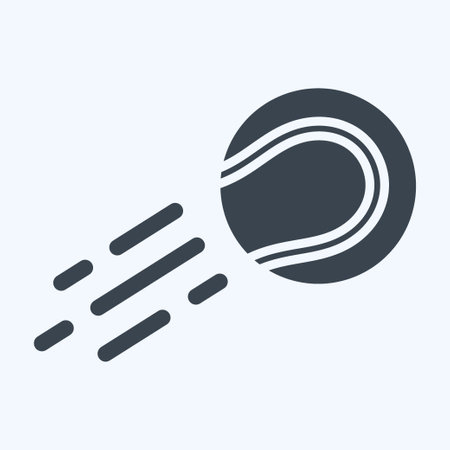 Icon Tennis 2. related to Tennis Sports symbol. glyph style. simple design illustrationのイラスト素材