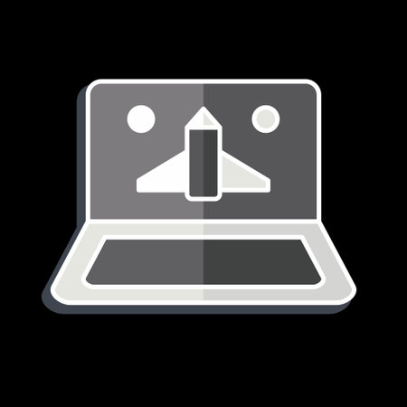 Icon Online Game. related to Online Game symbol. glossy style. simple design illustrationのイラスト素材