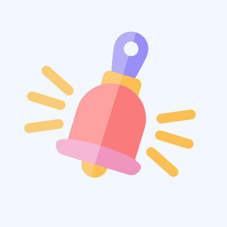 Icon Ring For services. related to Hotel Service symbol. flat style. simple design illustration