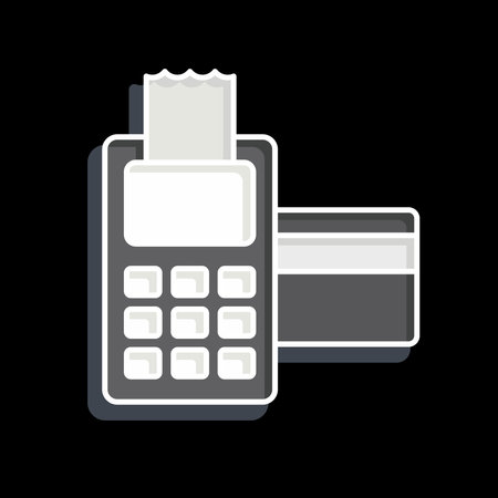 Icon Card Payment. related to Smart City symbol. glossy style. simple design illustrationのイラスト素材