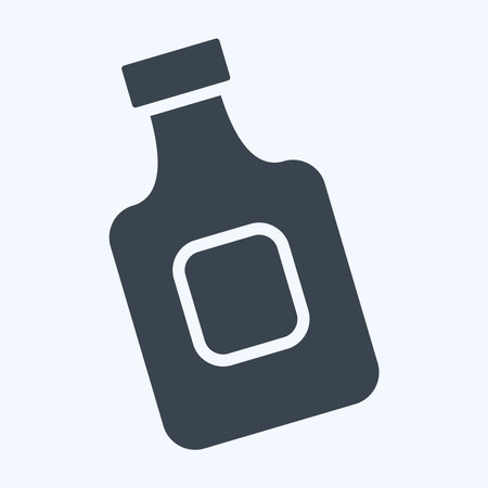 Icon Mouth Wash. related to Hygiene symbol. glyph style. simple design illustrationのイラスト素材