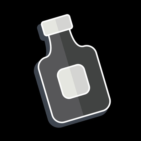 Icon Mouth Wash. related to Hygiene symbol. glossy style. simple design illustrationのイラスト素材