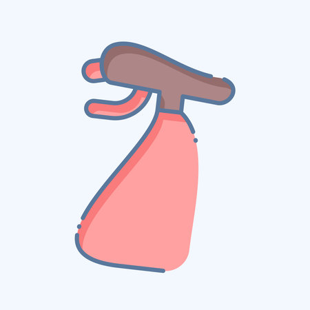 Icon Cleaning Spray. related to Hygiene symbol. doodle style. simple design illustrationのイラスト素材