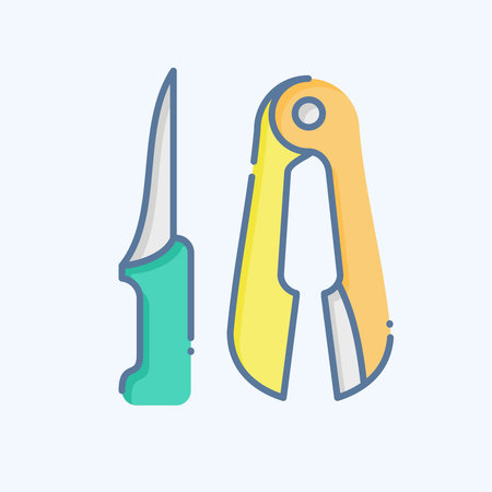 Icon Sewing Table. related to Sewing symbol. doodle style. simple design illustrationのイラスト素材