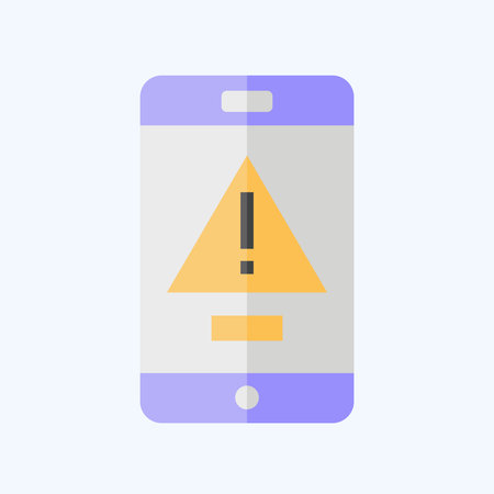 Icon Emergency Alert. related to Emergency symbol. flat style. simple design illustration