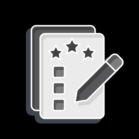 Icon Item List. related to Finance and Tax symbol. glossy style. simple design illustrationのイラスト素材