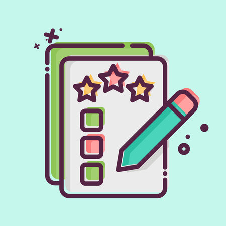 Icon Item List. related to Finance and Tax symbol. MBE style. simple design illustrationのイラスト素材