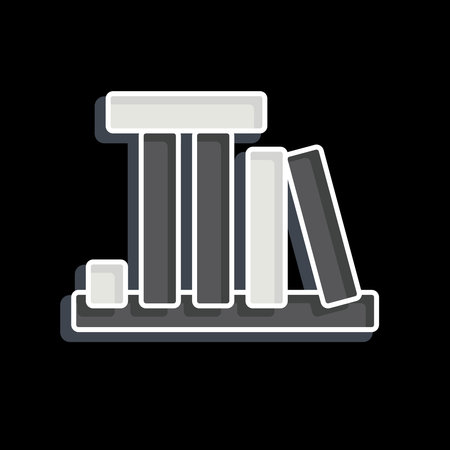 Icon land Mark. related to America symbol. glossy style. simple design illustrationのイラスト素材