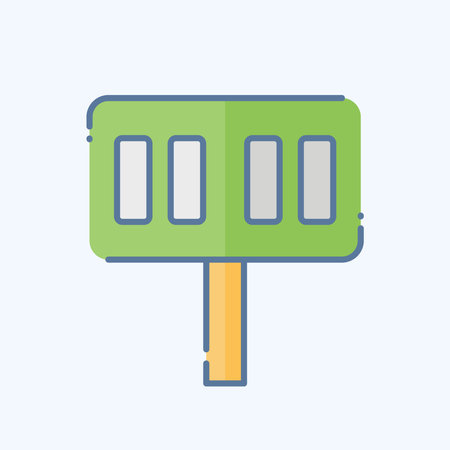 Icon Scoreboard. related to Rugby symbol. doodle style. simple design illustrationのイラスト素材