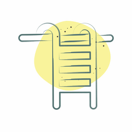 Icon Swimming pooll. related to America symbol. Color Spot Style. simple design illustrationのイラスト素材