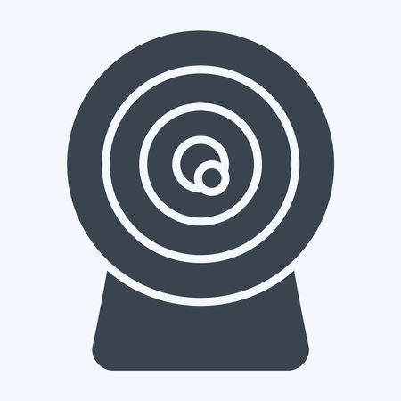 Icon Webcam. related to Office symbol. glyph style. simple design illustrationのイラスト素材