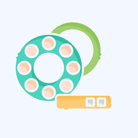 Icon Wheel Bearings. related to Car Maintenance symbol. doodle style. simple illustrationのイラスト素材