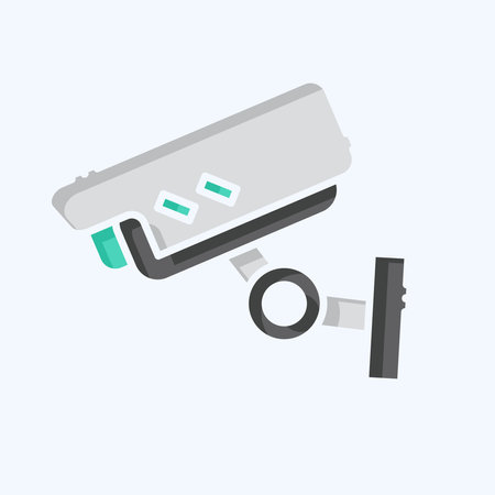 Icon CCTV related to War Military symbol. doodle style. simple illustration