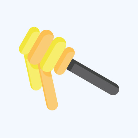 Icon Honey. related to Breakfast symbol. flat style. simple illustrationのイラスト素材