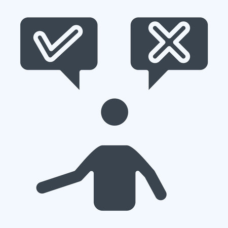 Icon Possibility. related to Choice symbol. glyph style. simple illustrationのイラスト素材