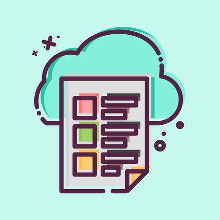 Icon Fire Access. related to Network symbol. MBE style. simple illustrationのイラスト素材