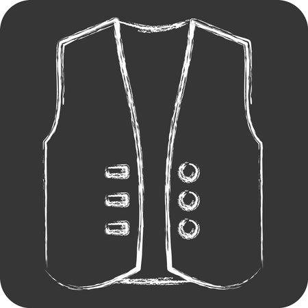 Icon West Coart. related to Fashion symbol. chalk Style. simple design editableのイラスト素材