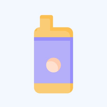 Icon Disposable Vape. related to Vape symbol. flat style. design editableのイラスト素材