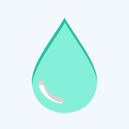 Icon Liquid. related to Vape symbol. flat style. design editableのイラスト素材