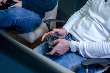 Photo of the Joystick in their hands