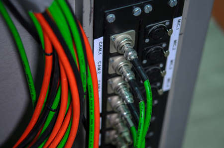 Photo of the SDI digital HD video cableの写真素材