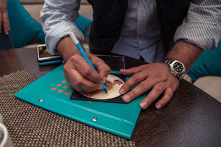 Photo of the SARAJEVO, BOSNIA AND HERZEGOVINA - MAY 13, 2017: Shaikh Mishary Rashid Al Afasy first visit to Bosnia and Herzegovina. Editorial photo.のeditorial素材