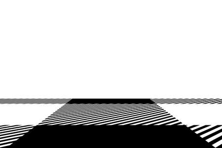 Black Gingham pattern. Texture from rhombus/squares for - plaid, tablecloths, clothes, shirts, dresses, paper, bedding, blankets, quilts and other textile products. Vector illustration.のイラスト素材