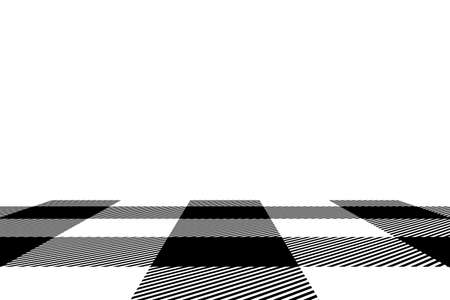 Black Gingham pattern. Texture from rhombus/squares for - plaid, tablecloths, clothes, shirts, dresses, paper, bedding, blankets, quilts and other textile products. Vector illustration.のイラスト素材