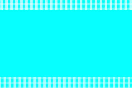 Aqua Gingham pattern. Texture from rhombus/squares for - plaid, tablecloths, clothes, shirts, dresses, paper, bedding, blankets, restaurant menu, quilts and other textile products. Vector illustration.のイラスト素材