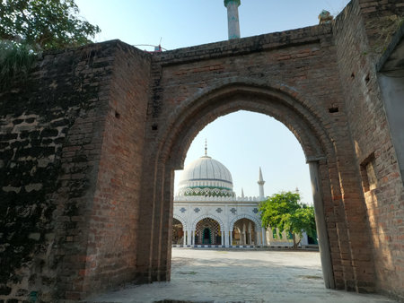 Shrine of Abdul Hakeem located inside Sangni Fort showcasing Mughal heritage spiritual history and...