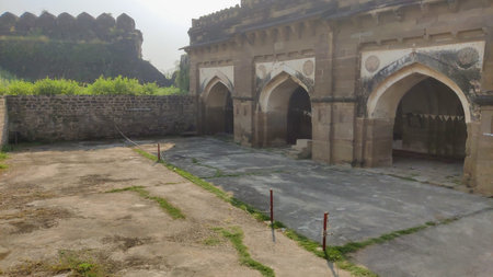 Ancient Badshahi Mosque of Rohtas Fort heritage, October 26 2025 Dina punjab Pakistanのeditorial素材