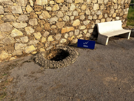 Archaeological heritage of Sirkap ancient well representing early water management and Gandhara civilization in Taxila, Pakistan October 08 2025のeditorial素材