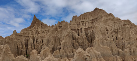 Hathiya Canyons Sohawa Punjab Pakistan Rugged Rock Formations