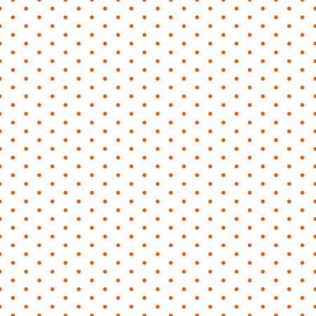 abstract orange polka dot pattern art.のイラスト素材