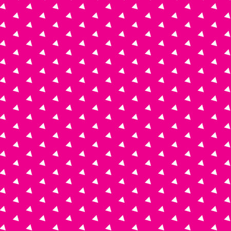 abstract white triangle pattern with pink bg.のイラスト素材