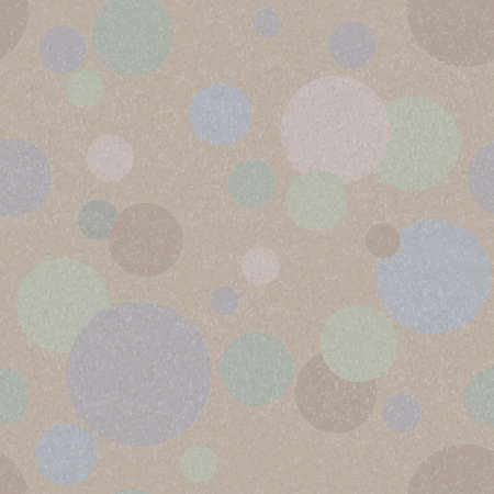 Vector abstract seamless background with various circlesのイラスト素材