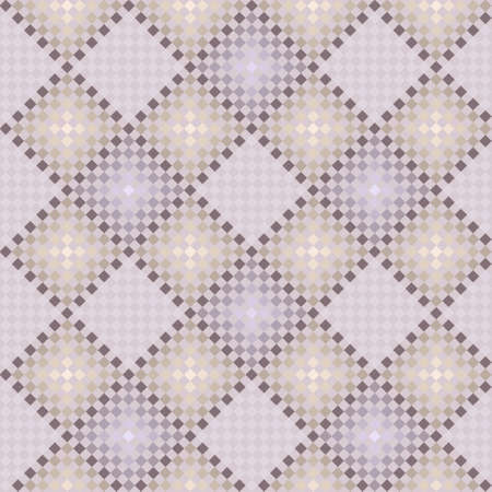 Seamless vector embroidered handmade ethnic geometric patternのイラスト素材