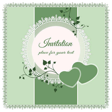 ornate lace background for invitation or announcementのイラスト素材