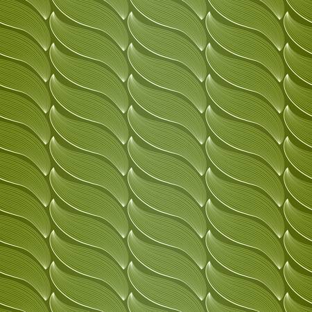 Vector seamless pattern with line drawn leavesのイラスト素材