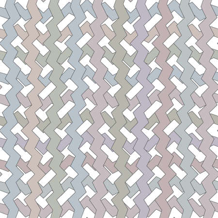 Broken colorful lines. seamless abstract backgroundのイラスト素材