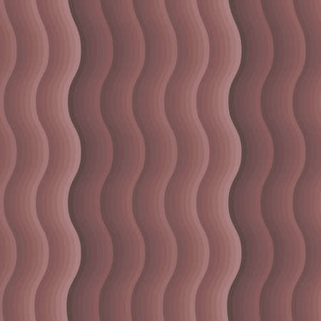 Vector retro seamless wave pattern in brown colors