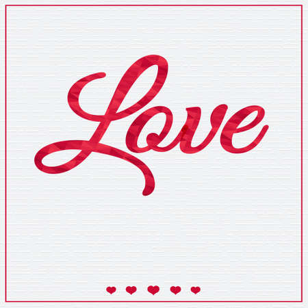 Elegant vector seamless illustration with  beautiful lettering.のイラスト素材