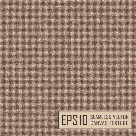 Realistic texture of burlap, canvas. Beige, brown.のイラスト素材