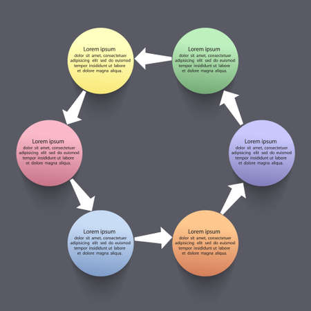 Modern Business step options. Vector illustration. can be used for workflow layout.のイラスト素材