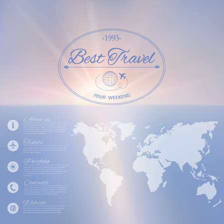 Vector web and mobile interface background. Corporate website design.のイラスト素材