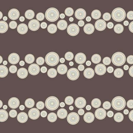 Elegant seamless pattern with abstract groups, beige and brownのイラスト素材