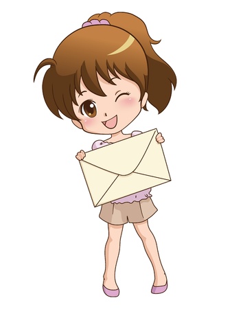 girl_mailのイラスト素材