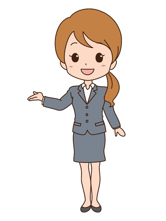 woman_guideのイラスト素材