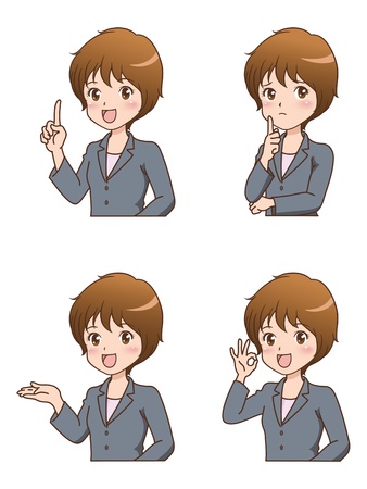 woman_poseのイラスト素材